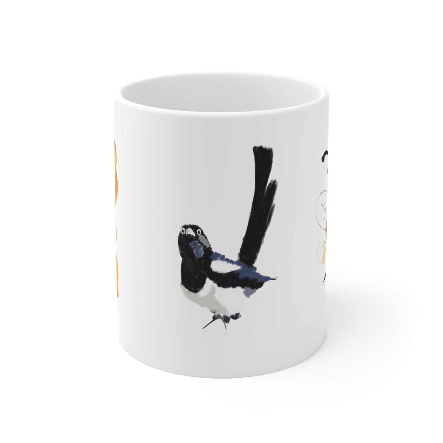 Bobby the Cat character Coffee Cups – 11oz & 15oz – Perfect gift