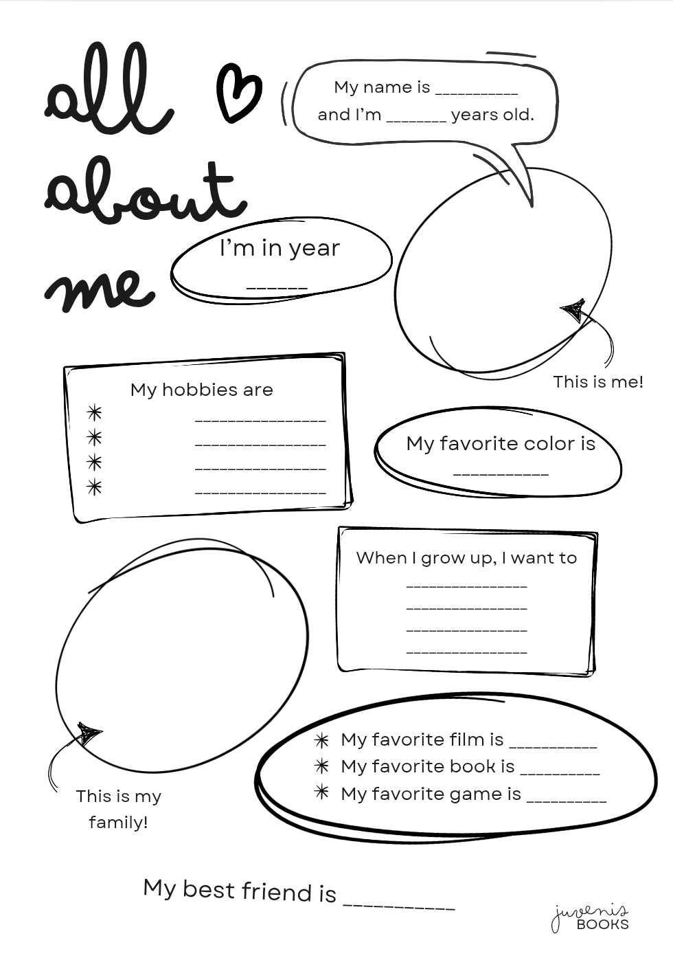 28 Page Activity Book - Printable Download