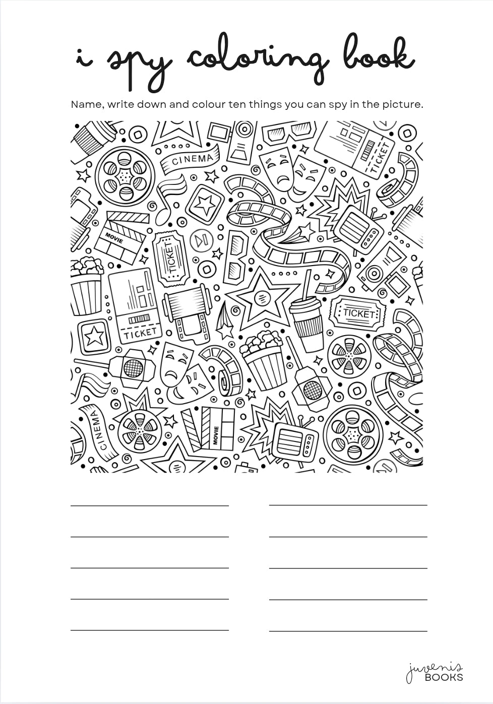 28 Page Activity Book - Printable Download