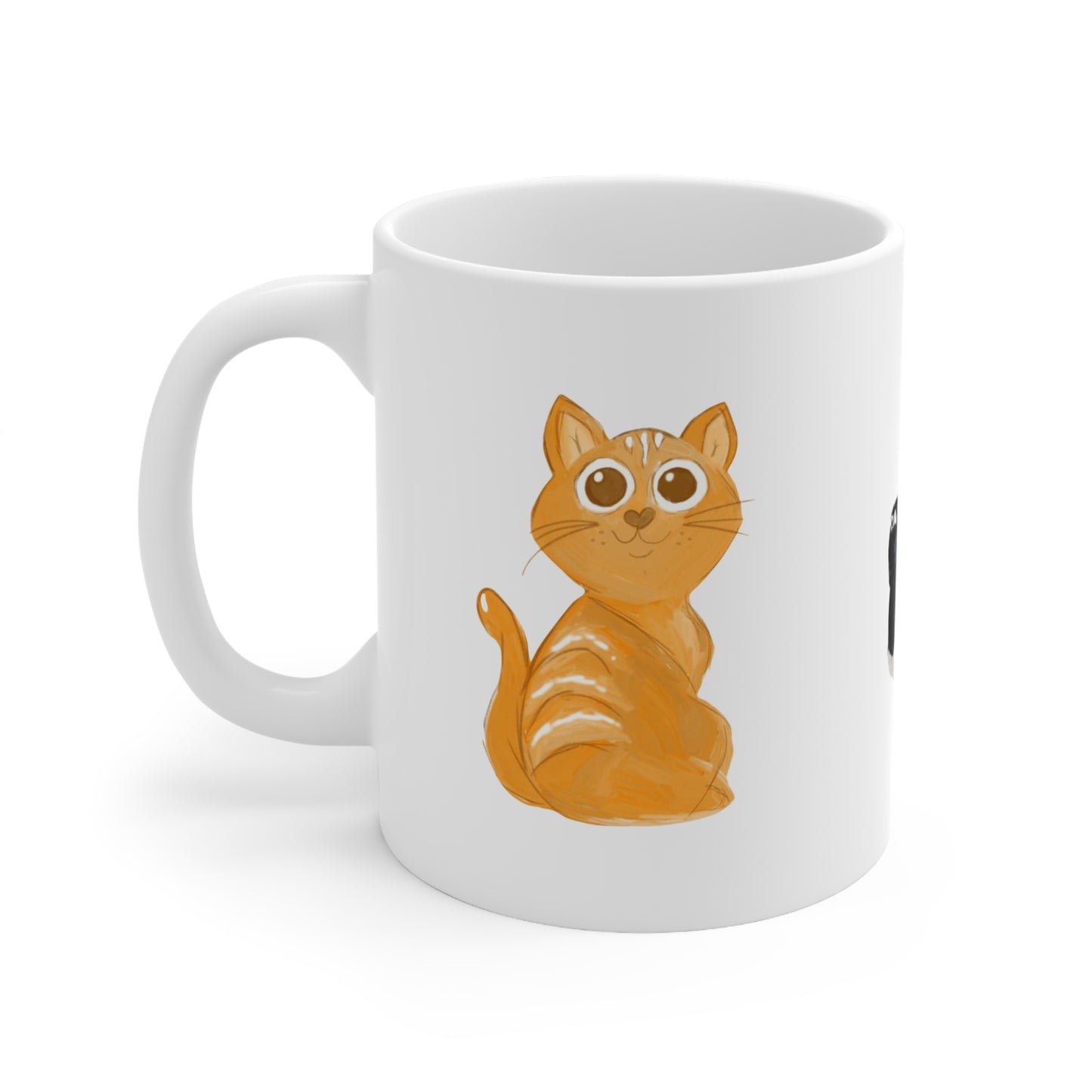Bobby the Cat character Coffee Cups – 11oz & 15oz – Perfect gift