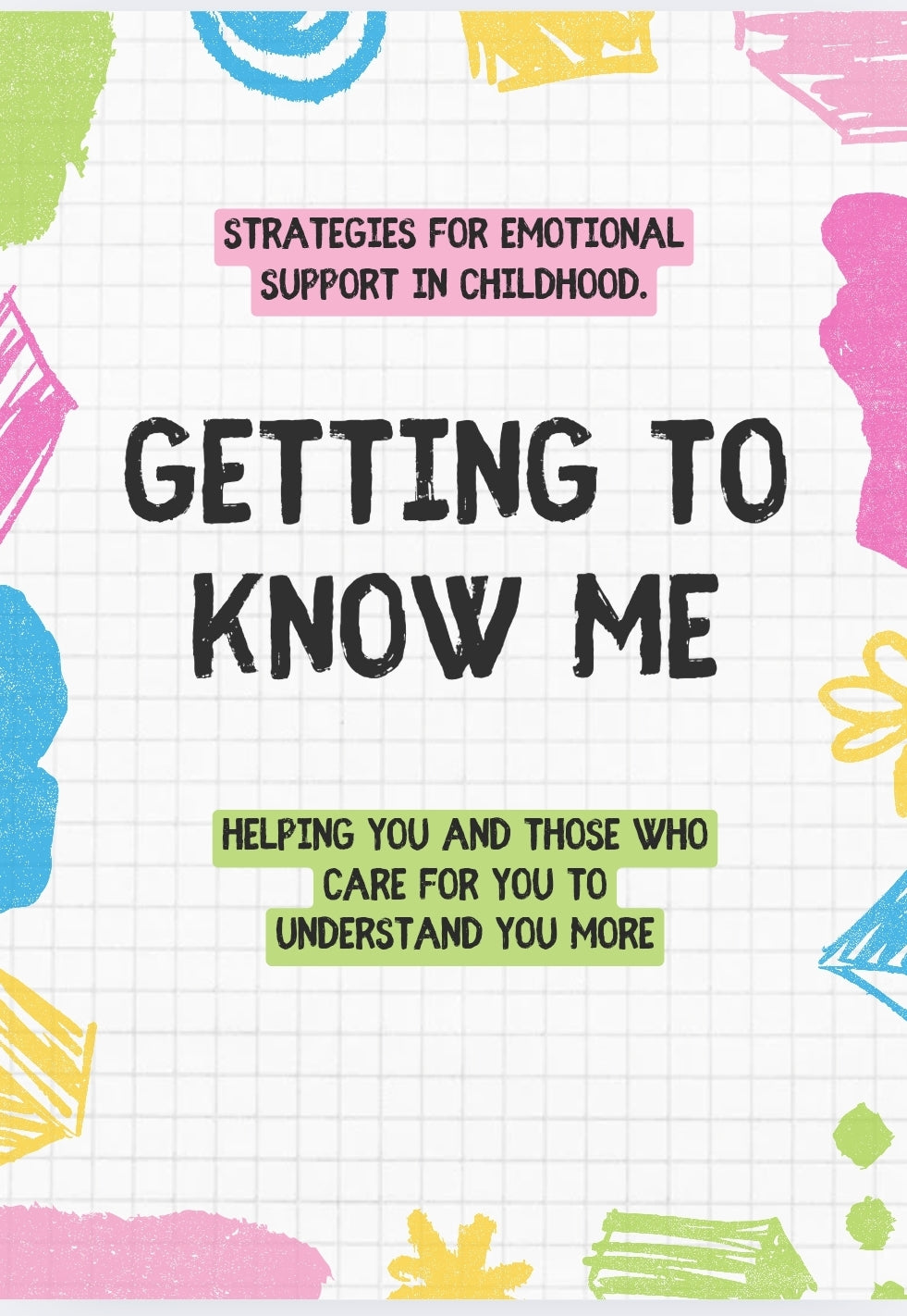 Getting To Know Me and My Emotions- printable download