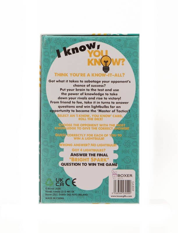 I Know You Know - Game